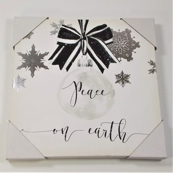 Peace On Earth Canvas Wall Art Print - Picture 1 of 3